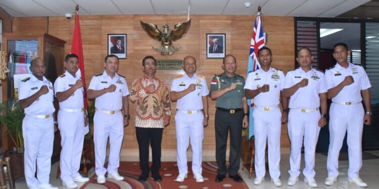 Kepala Staf Koarmada III Kunjungi Kedutaan RI Di Negara Fiji