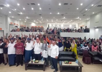 Pasangan Elisa Kambu dan Ahmad Nausrau mendapat tambahan dukungan dari warga KKST Papua Barat Daya.