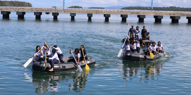 Jelang Hari Armada RI, Koarmada III Gelar Lomba Dayung Antar Satuan Kerja
